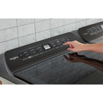 Whirlpool Chrome Shadow Smart Top-Load Washer (5.5 cu. ft.) & Smart Electric Dryer (7.4 cu. ft.) - WTW6120HC/YWED7120HC