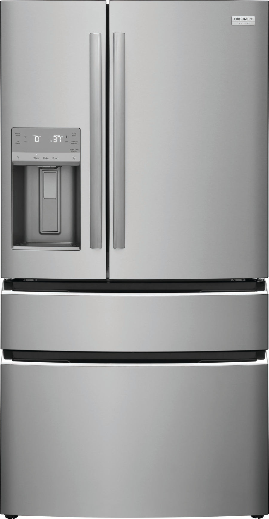 Frigidaire Gallery 36" 21.5 Cu. Ft. Smudge-Proof® Stainless Steel Counter-Depth 4-Door French Door Refrigerator - GRMC2273CF