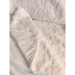 In Harmony Faux Fur Throw 50 x 60" - Ivory