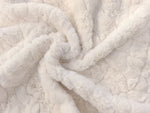 In Harmony Faux Fur Throw 50 x 60" - Ivory