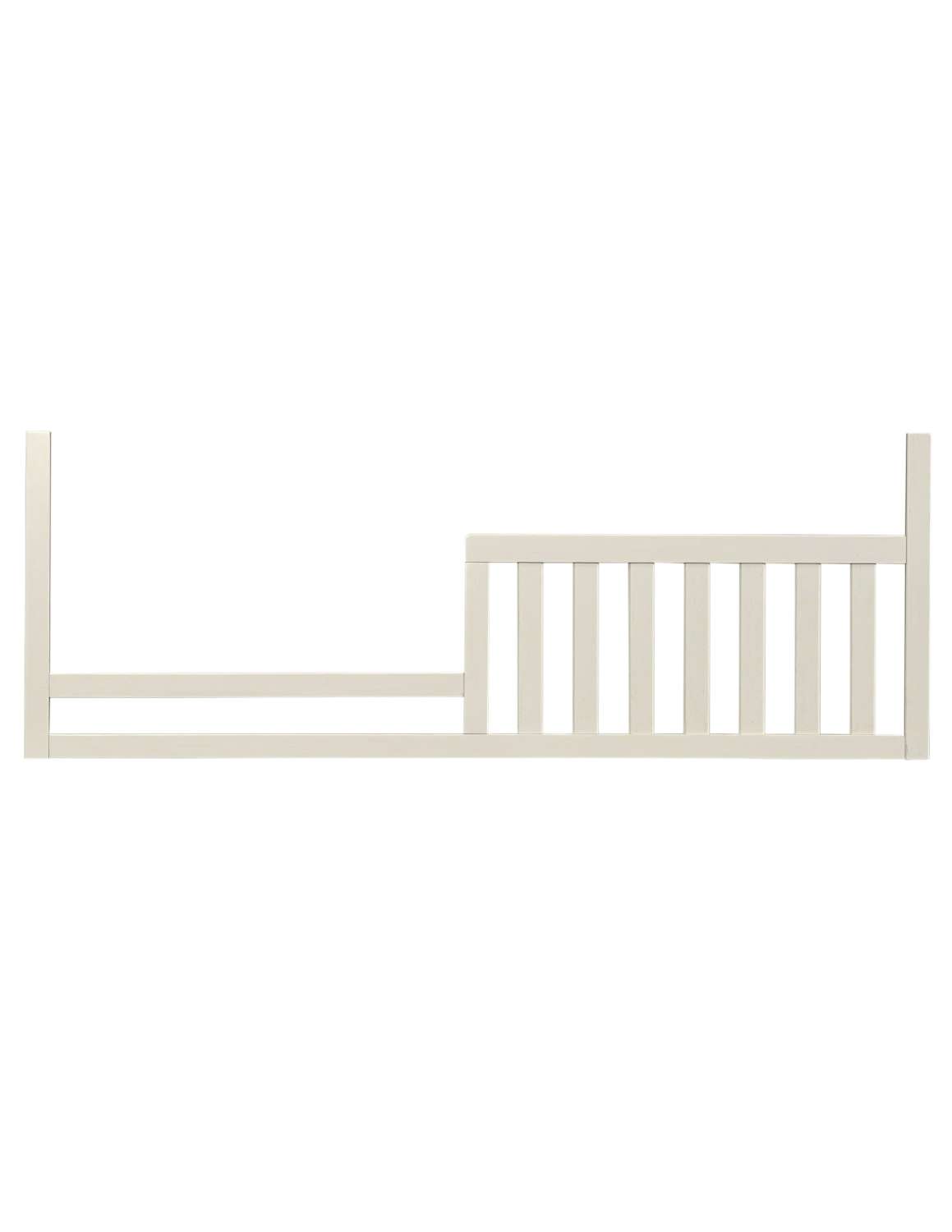 Hanley Convertible Crib with Toddler Guard Rail Package - Chalk