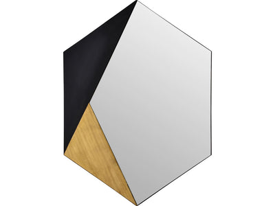 Nanny Mirror - Gold Leaf/Black