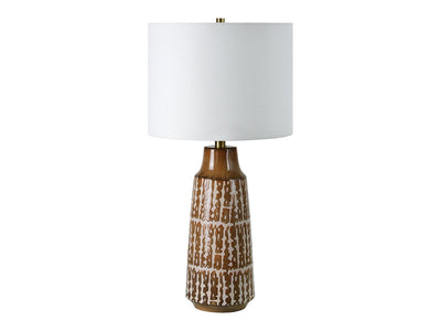 Andera Table Lamp - Brass/White