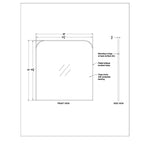 Canopus Mirror - Antique Brushed Brass