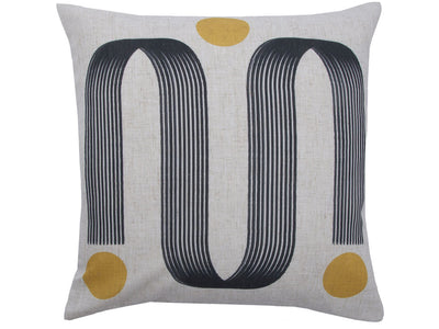 Turin Pillow Decorative Cushion - White/Blue