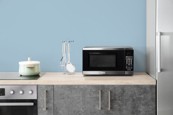 Danby Designer Stainless Steel Space Saving Under the Cupboard Microwave (0.7 Cu. Ft.) - DDMW007501G1