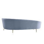 Kopa Velvet Sofa - Light Grey