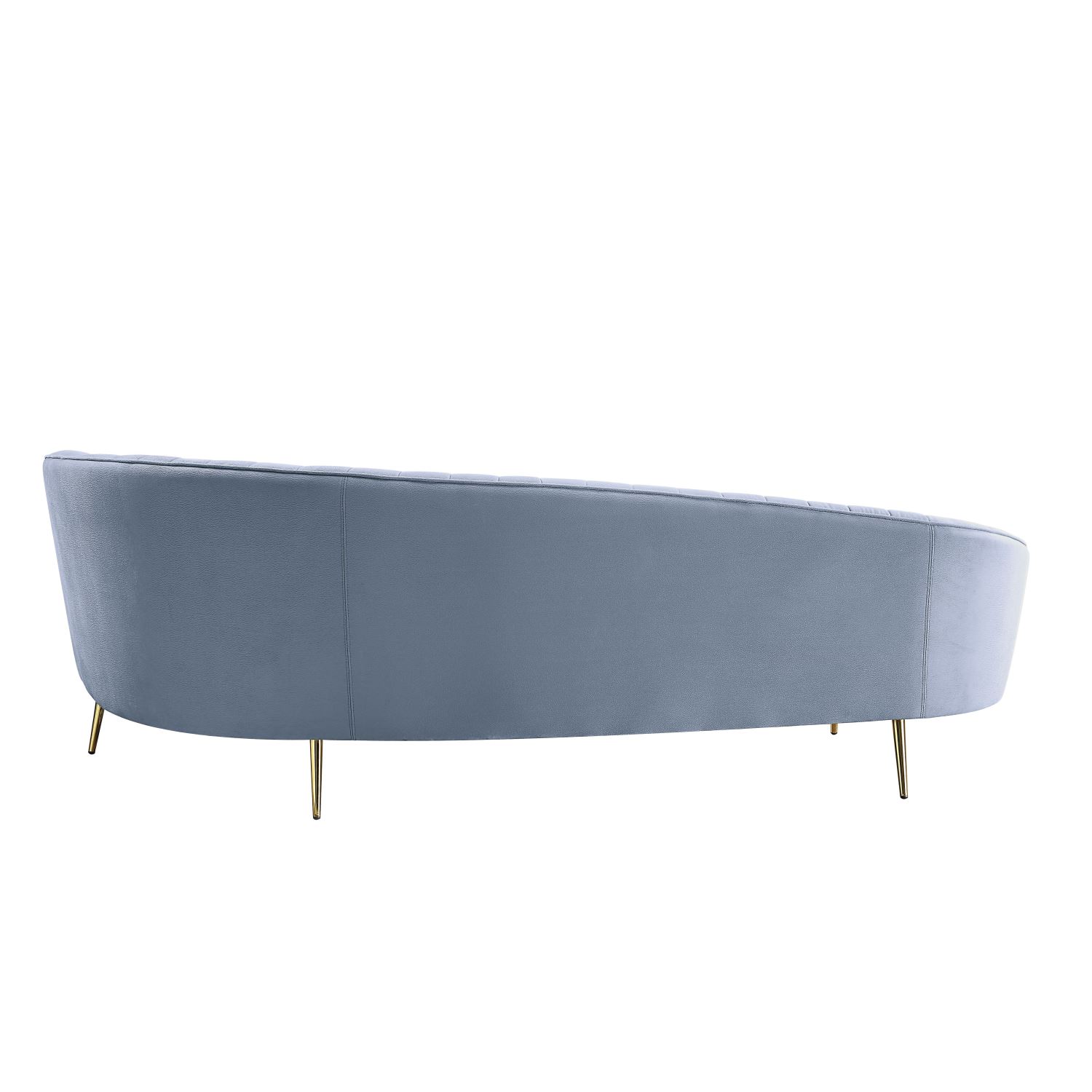 Kopa Velvet Sofa - Light Grey