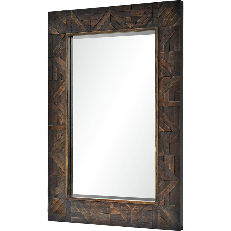 Loreburn Mirror - Dark Brown