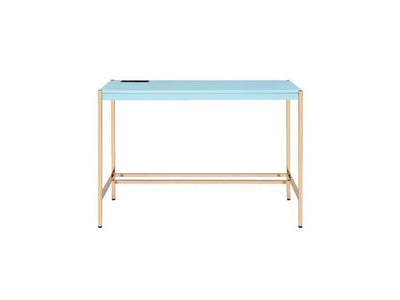 Loher Writing Desk with USB - Baby Blue