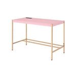 Loher Writing Desk with USB - Pink