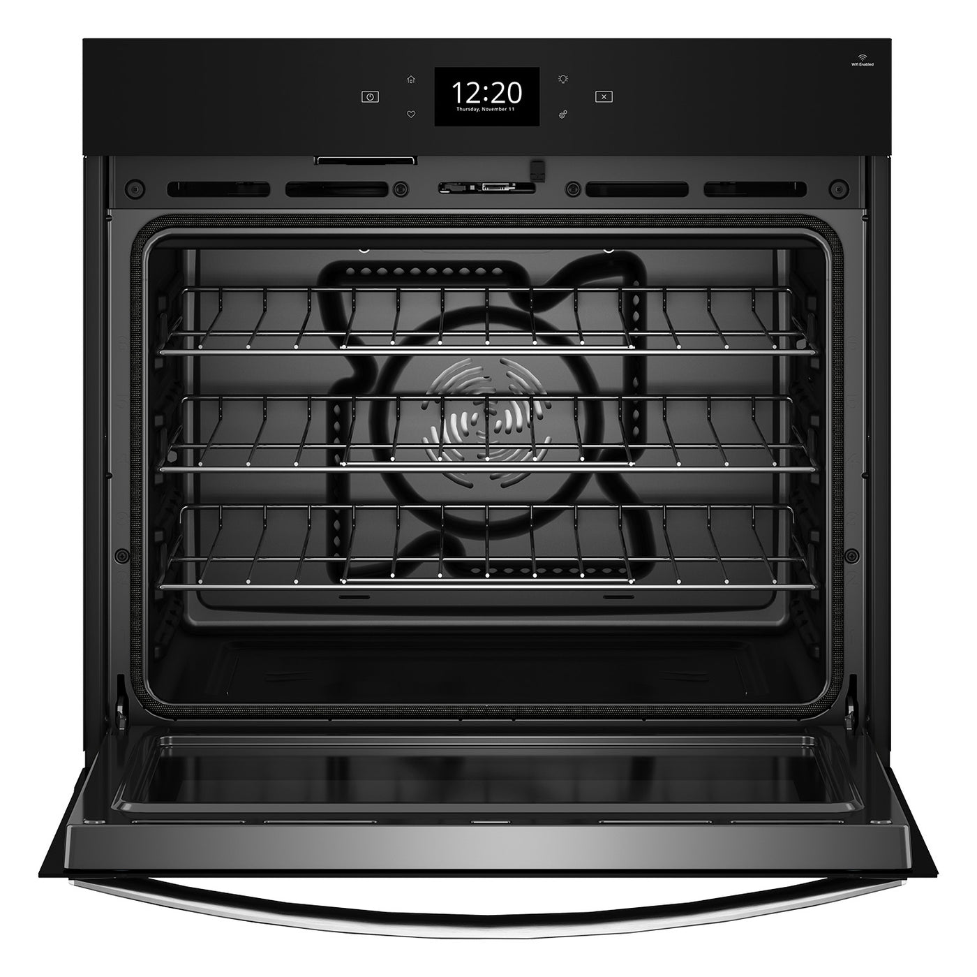 Whirlpool Black Stainless Steel with PrintShield™ Finish Wall Oven (5.00 Cu Ft) - WOES7030PV