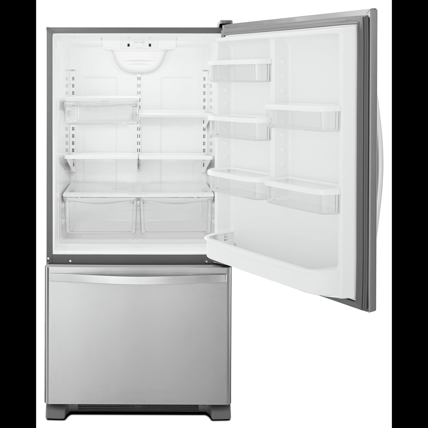 L2 Réfrigérateur 18,7 pi³ avec congélateur en bas acier inoxydable  LRB19B5ASTC