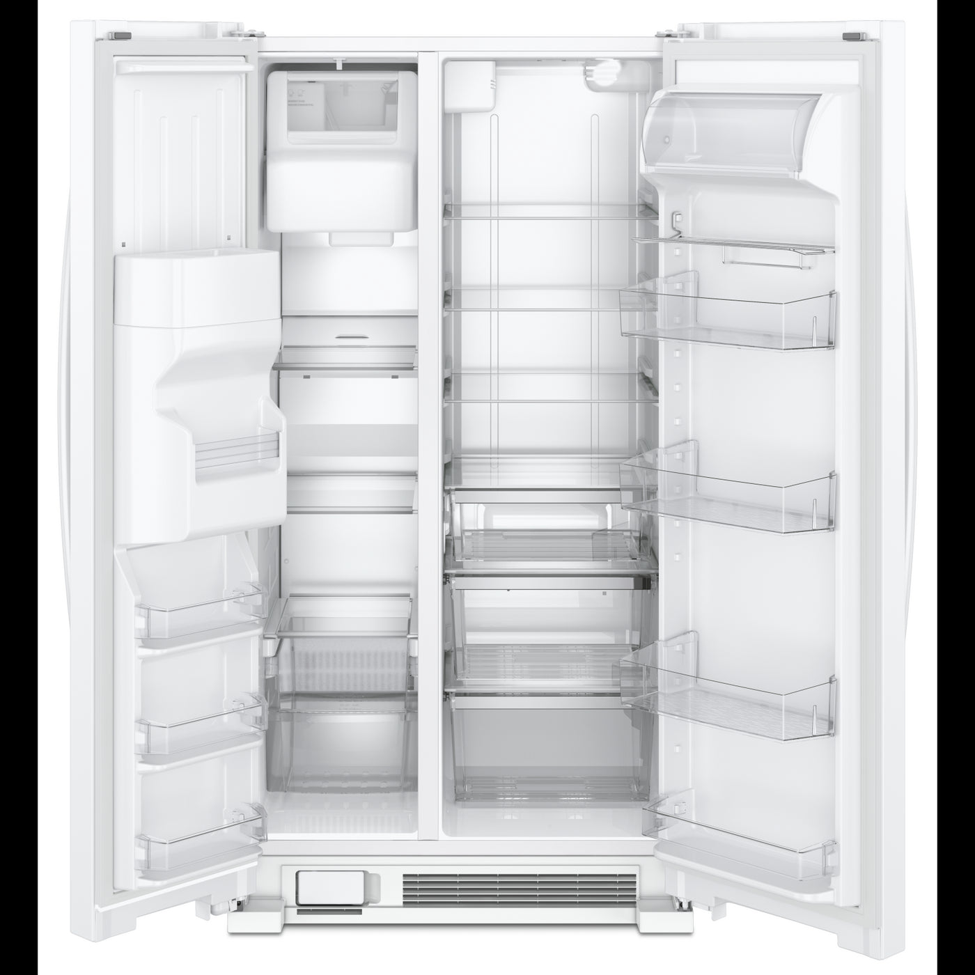 Whirlpool White Side-by-Side Refrigerator (21 Cu. Ft.) - WRS321SDHW