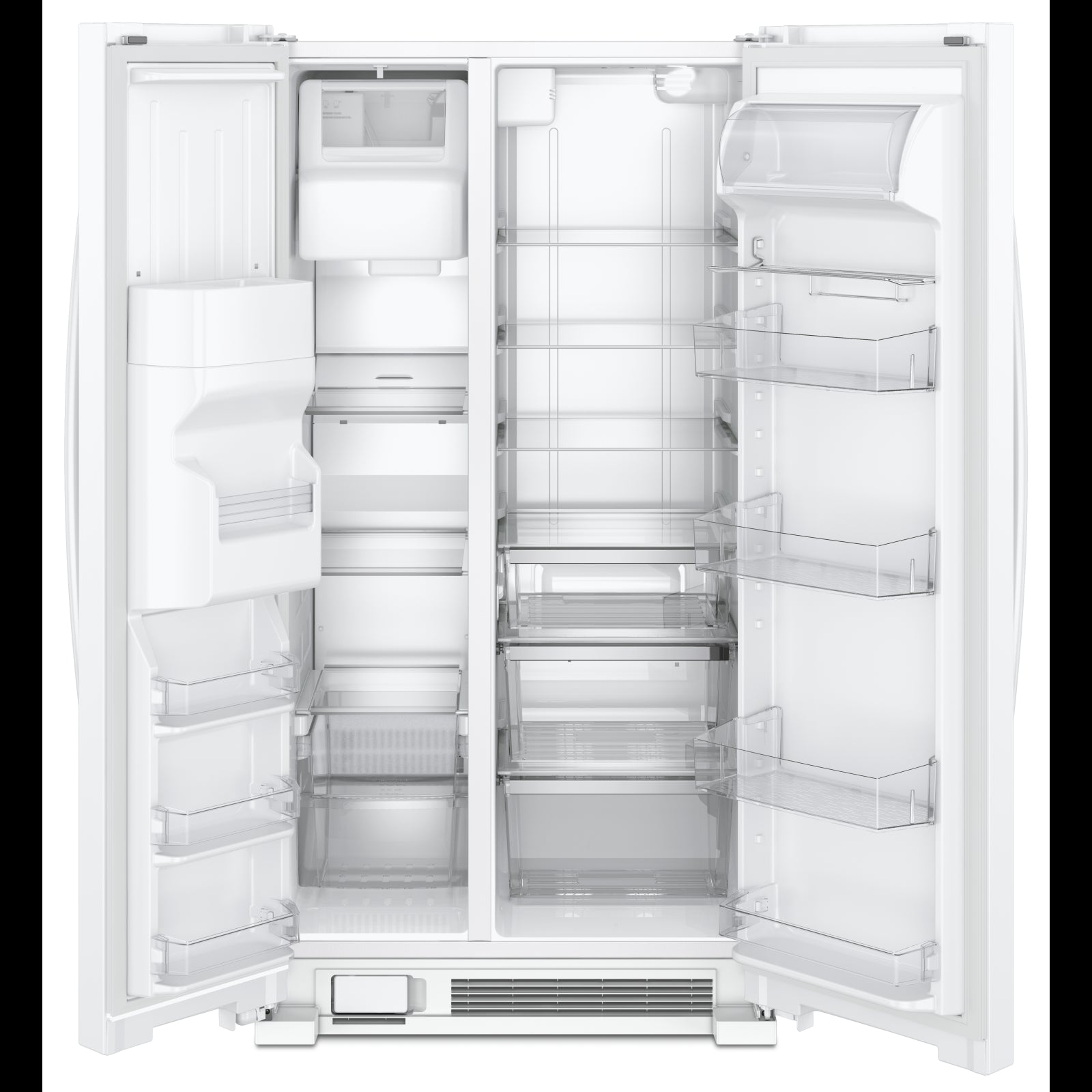 Whirlpool 32.75" 21 Cu. Ft. White Side-by-Side Refrigerator - WRS321SDHW