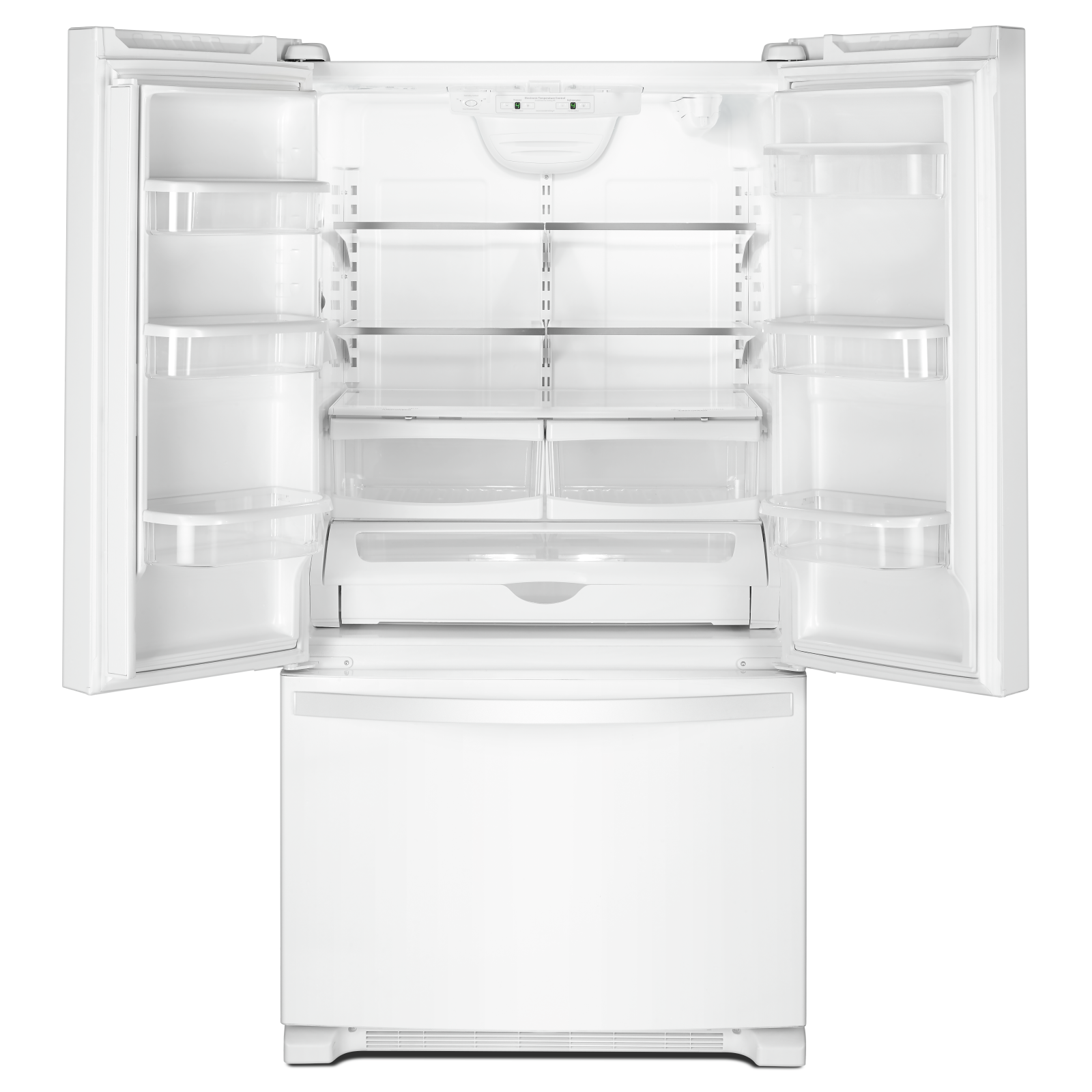 Whirlpool White Counter-Depth French Door Refrigerator (20 Cu. Ft.) - WRF540CWHW