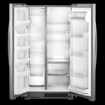 Whirlpool 35.88" 25 Cu. Ft. Monochromatic Stainless Steel Side-by-Side Refrigerator - WRS315SNHM