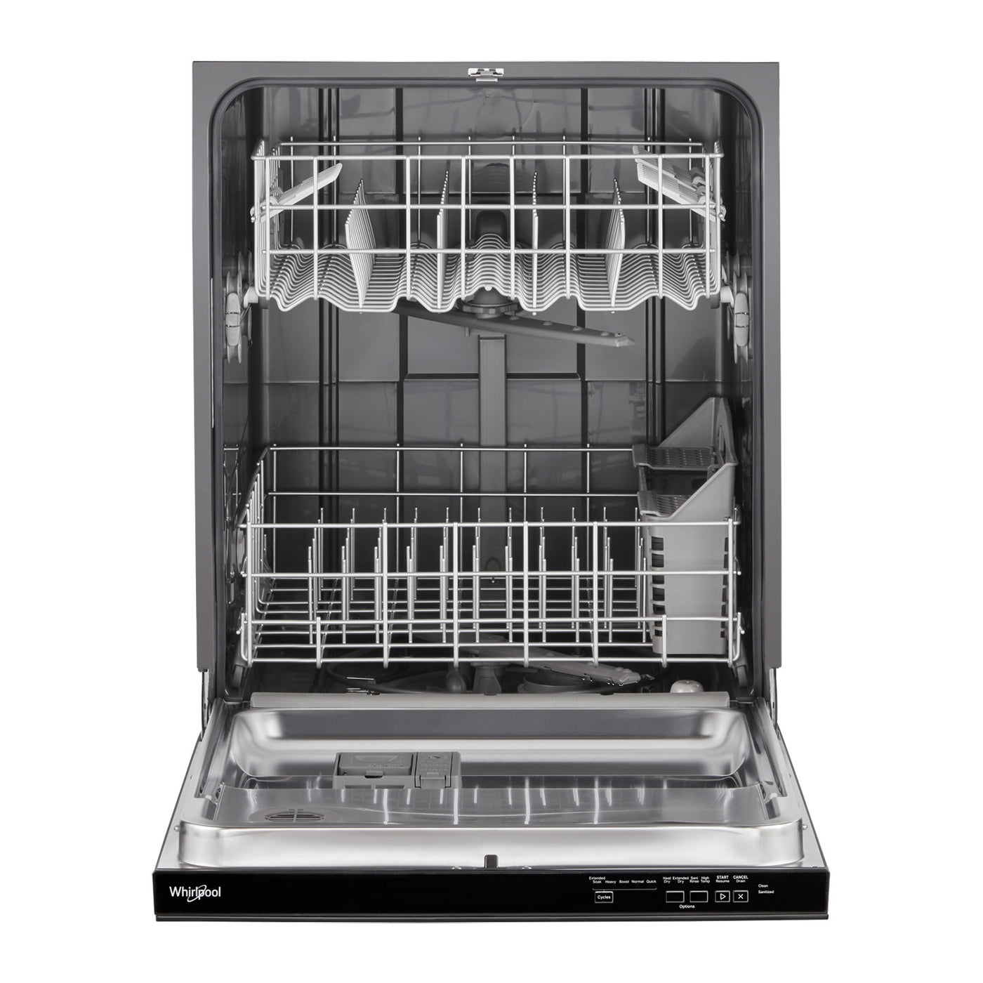 Whirlpool 24" Black Dishwasher (55 dBA) - WDP540HAMB
