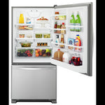 Whirlpool 30" 19 cu. Ft. Stainless Steel Bottom-Freezer Refrigerator - WRB329RFBM