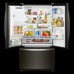 Whirlpool Black Stainless Steel French Door Refrigerator (27 Cu. Ft.) - WRF767SDHV