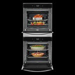 Whirlpool Fingerprint Resistant Stainless Steel 24" Smart Double Wall Oven (5.80 Cu. Ft) - WOD52ES4MZ