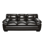 Amarillo Leather Sofa - Charcoal