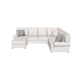 Jupiter 4-Piece Sectional with Left-Facing Chaise - Flax