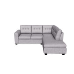 Estelle 2-Piece Sectional with Right-Facing Chaise - Grey