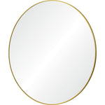 Frisco Round Mirror - Gold