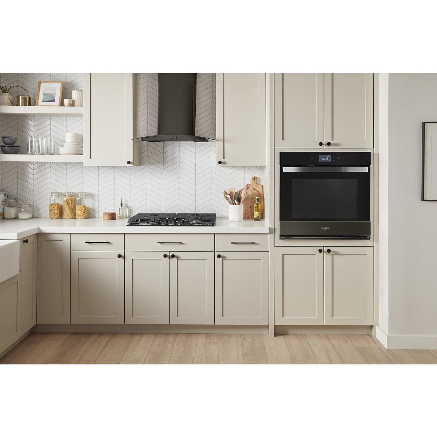 Whirlpool Black Stainless Steel with PrintShield™ Finish Wall Oven (5.00 Cu Ft) - WOES7030PV