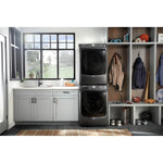 Maytag Volcano Black Front-Load Washer (5.5 cu. ft.) & Gas Dryer (7.3 cu. ft.) - MHW6630MBK/MGD6630MBK