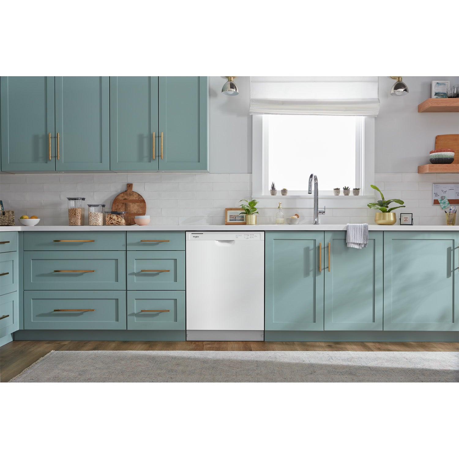 Whirlpool White 24" Dishwasher (57 dBA) - WDF341PAPW