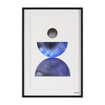 Yaz Wall Art - White/Blue