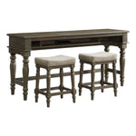 Bilboa 3-Piece Counter Height Dining Set – Roasted Oak