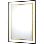 Dinsmore Mirror - Gold Leaf/Black