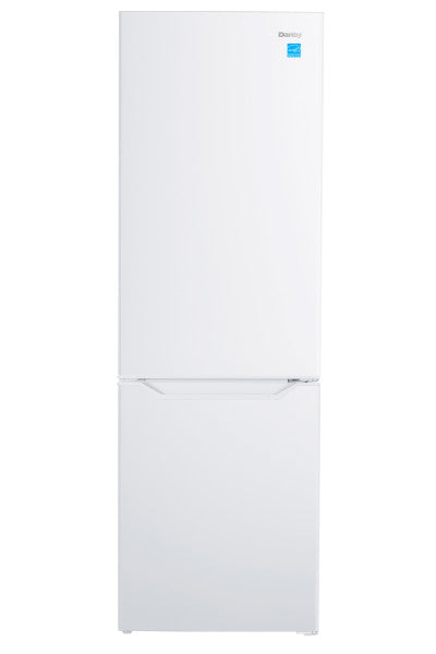 Danby 23.75" 10.3 Cu. Ft. White Compact Bottom-Freezer Refrigerator - DBMF100B1WDB