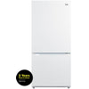 L2 Réfrigérateur 18,7 pi³ avec congélateur en bas blanc LRB19B5AWWC