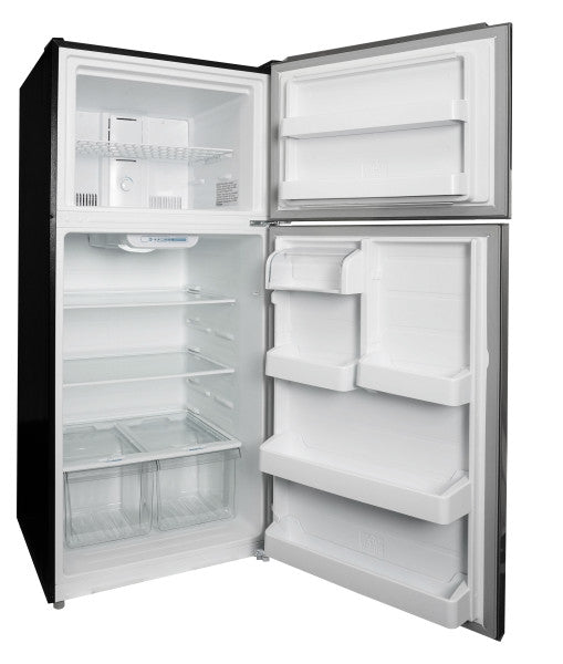 Danby Stainless Steel Apartment Size Fridge Top Mount (18.1 Cu. Ft.) - DFF180E2SSDB