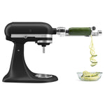 KitchenAid Black Matte Artisan® Series Tilt-Head Stand Mixer with Premium Accessory Pack - KSM195PSBM