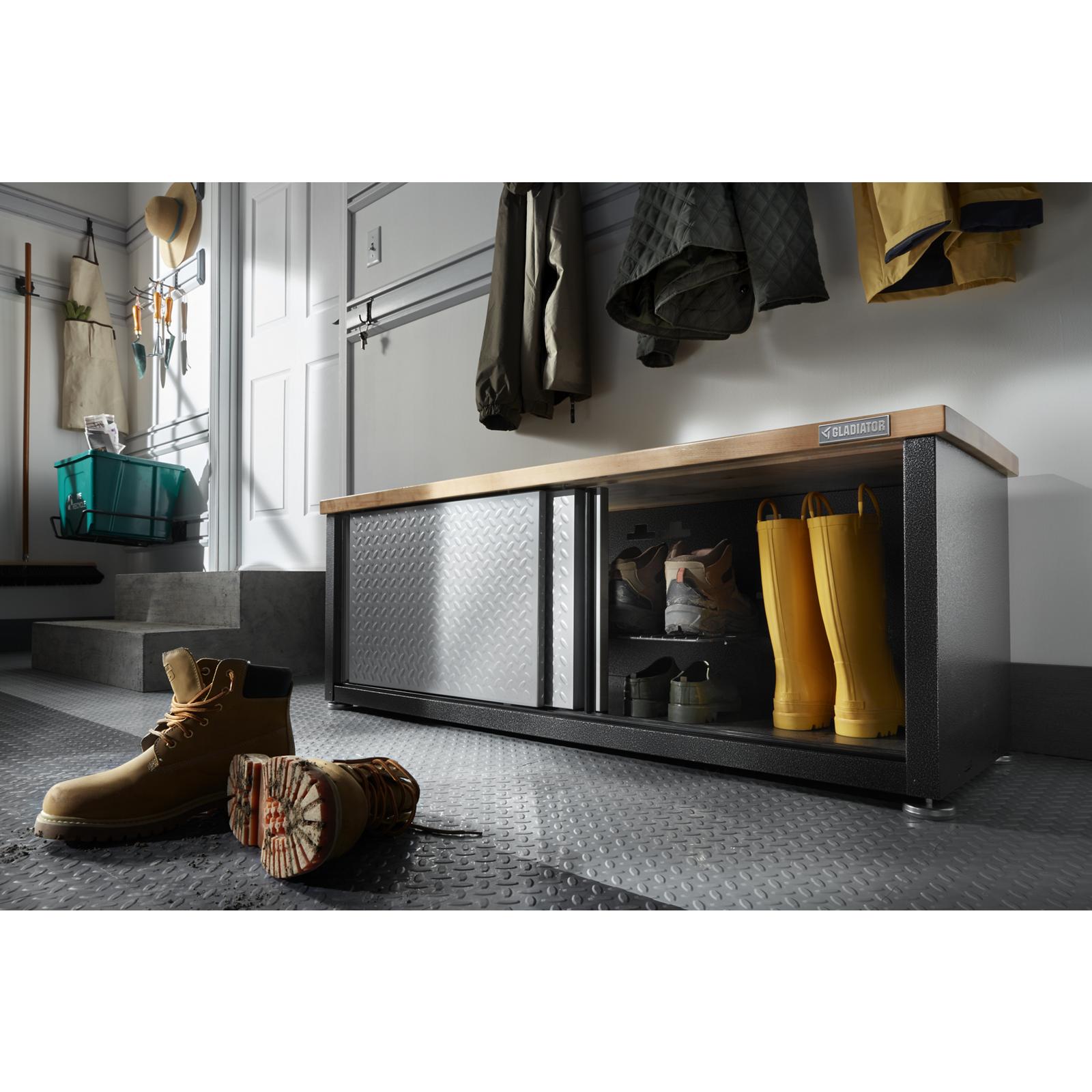 Gladiator Silver Tread Ready-to-Assemble Foldaway Work Station - GAFS42KDJG