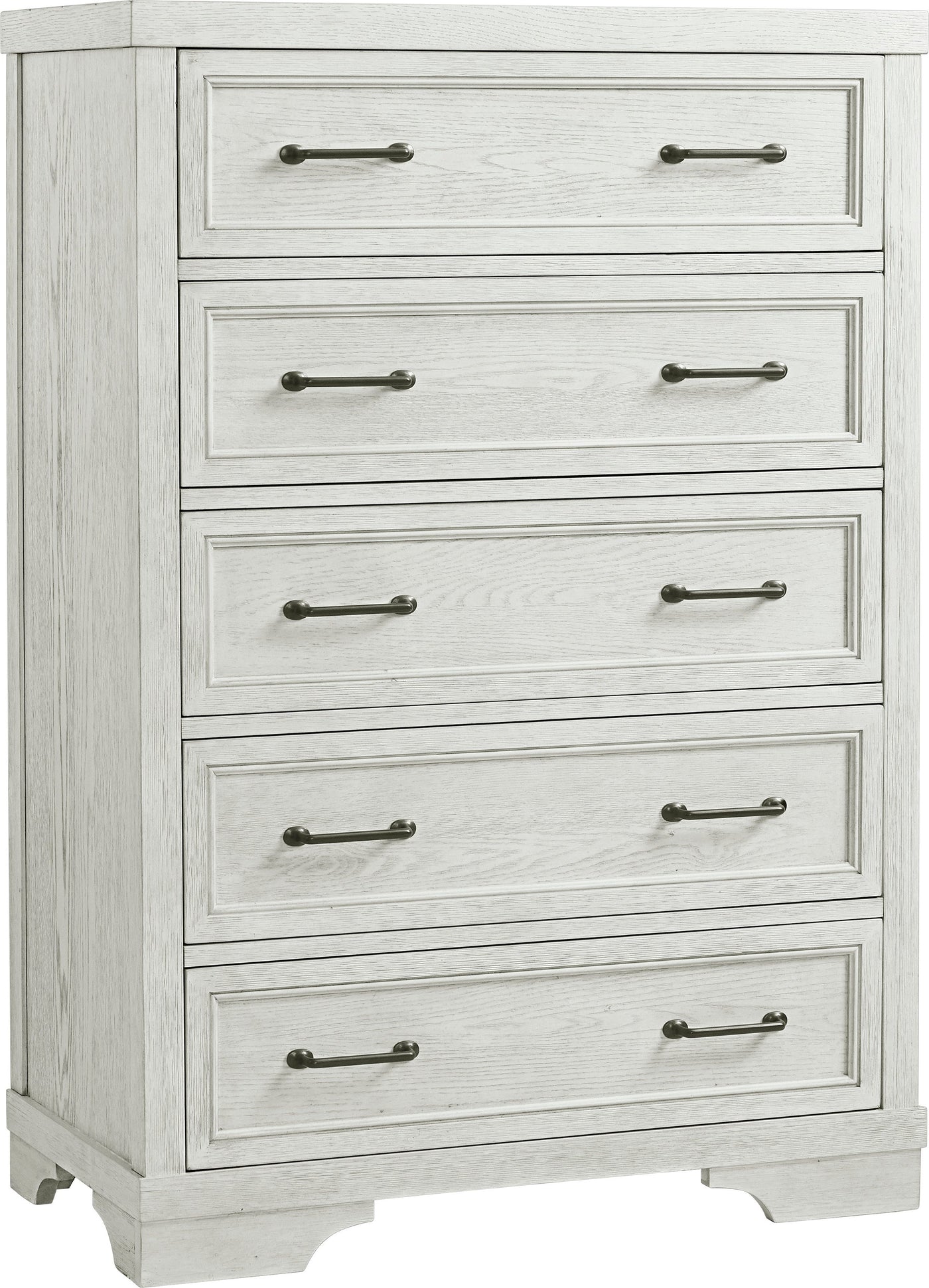 Foundry 5 Drawer Chest - White