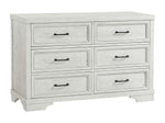 Foundry 6-Drawer Dresser - White Dove