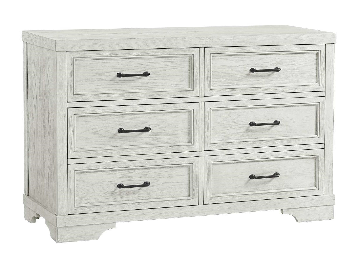 Foundry 6-Drawer Dresser - White Dove