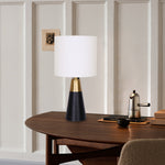 Jenna 24" Table Lamp - Black