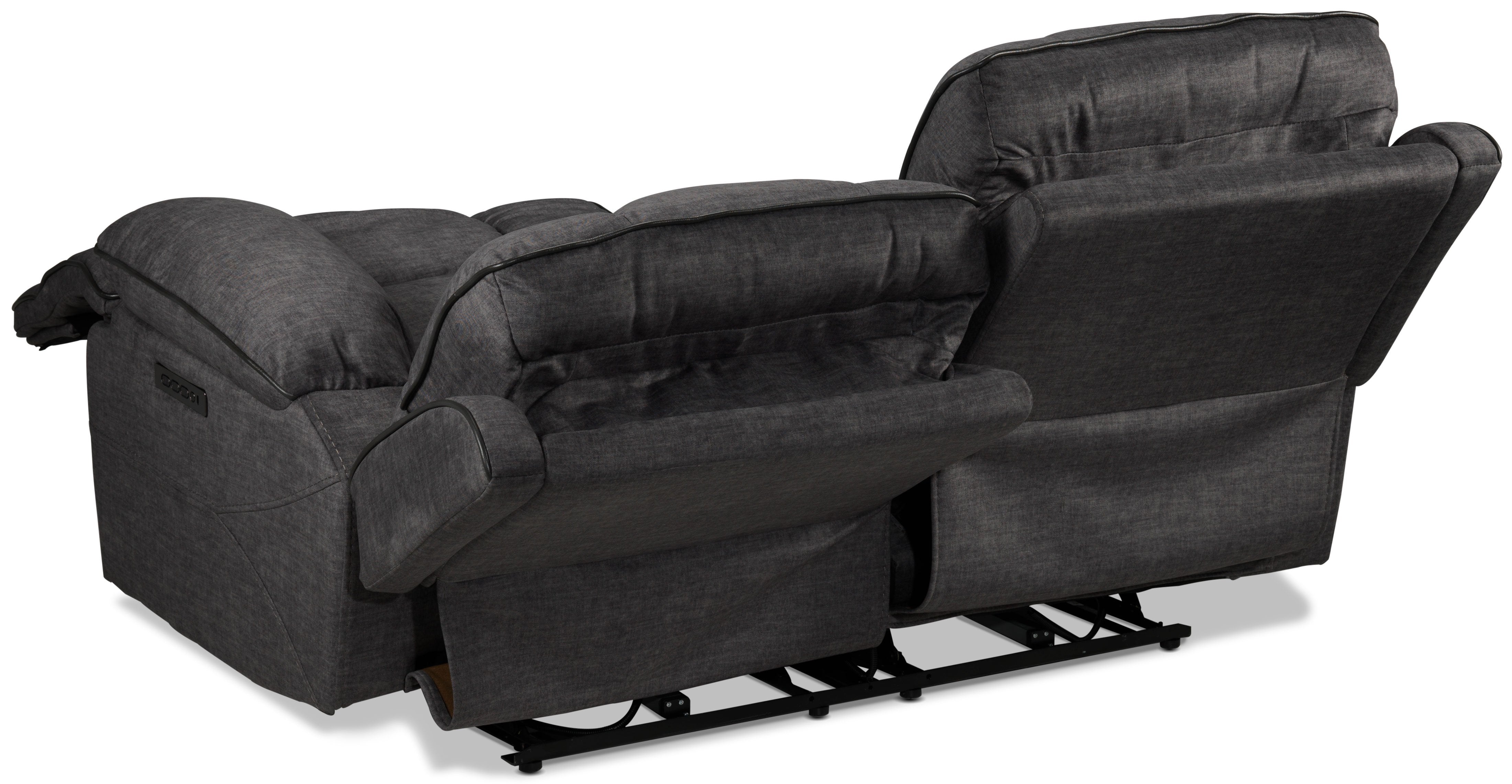 Kramer Power Reclining Loveseat - Charcoal