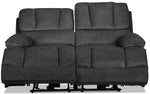Kramer Power Reclining Loveseat - Charcoal