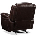 Cooper Leather Rocker Recliner - Brown