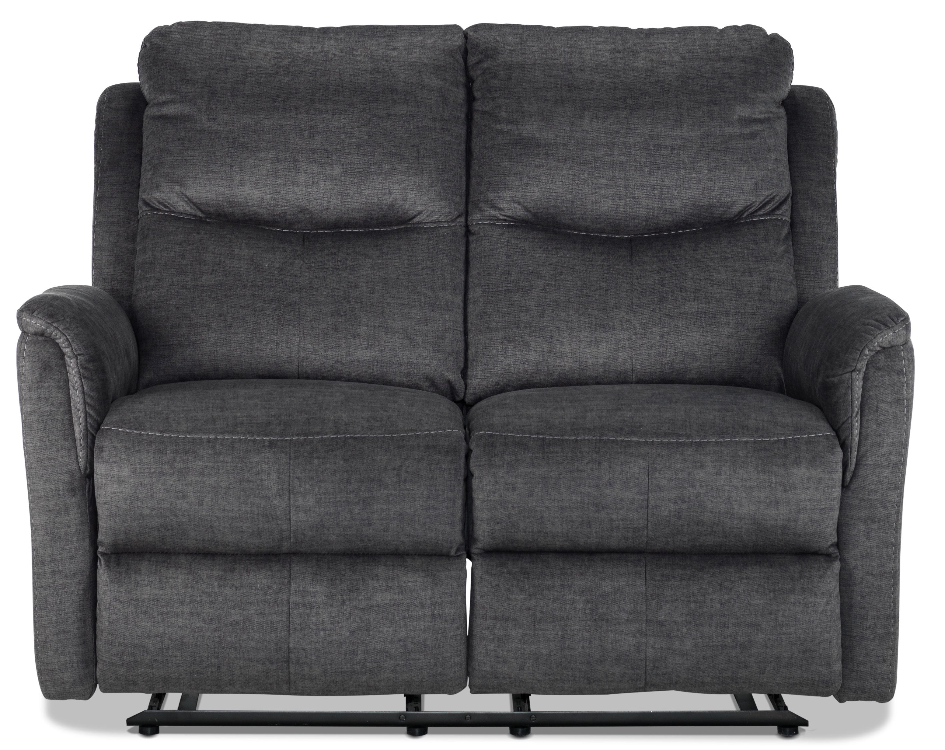 Grayson Reclining Loveseat - Charcoal
