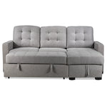 Dannery Pop-Up Sofa Bed - Light Grey
