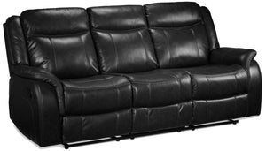 Scorpio Sofa inclinable avec plateau rabattable – noir
